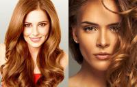 девушки с карамельным цветом волос