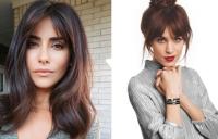 девушки с модными челками 2019